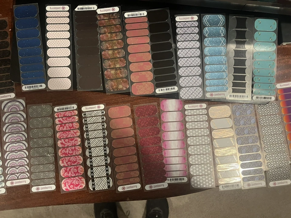 jamberry nail wraps lote de 50 medias hojas Foto 2 de 3