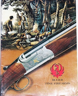 Ruger Fine Firearms 2001 Catalog 41 Pages Intro for Trap Model KTS-1234-BRE