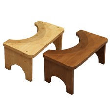 Toilet Stool Wooden Toilet Stool Seat Ergonomic Potty Step For Adults Agreeable