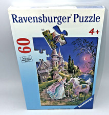 2005 Sealed NEW Revensburger MAGICAL UNICORN Princess Castle Puzzle 60 Pieces