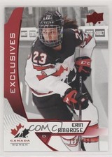 2019 Upper Deck Team Canada Juniors Exclusives 136/250 Erin Ambrose #57 a4i