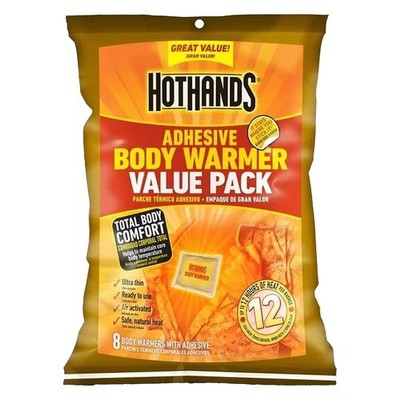 HotHands Adhesive Body Warmer Value Pack- 8/Pack