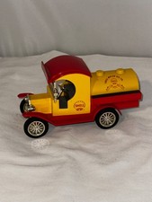 Gearbox 1912 Shell Motor Oil Ford Delivery Tanker 1:24 Scale Die Cast Coin Bank