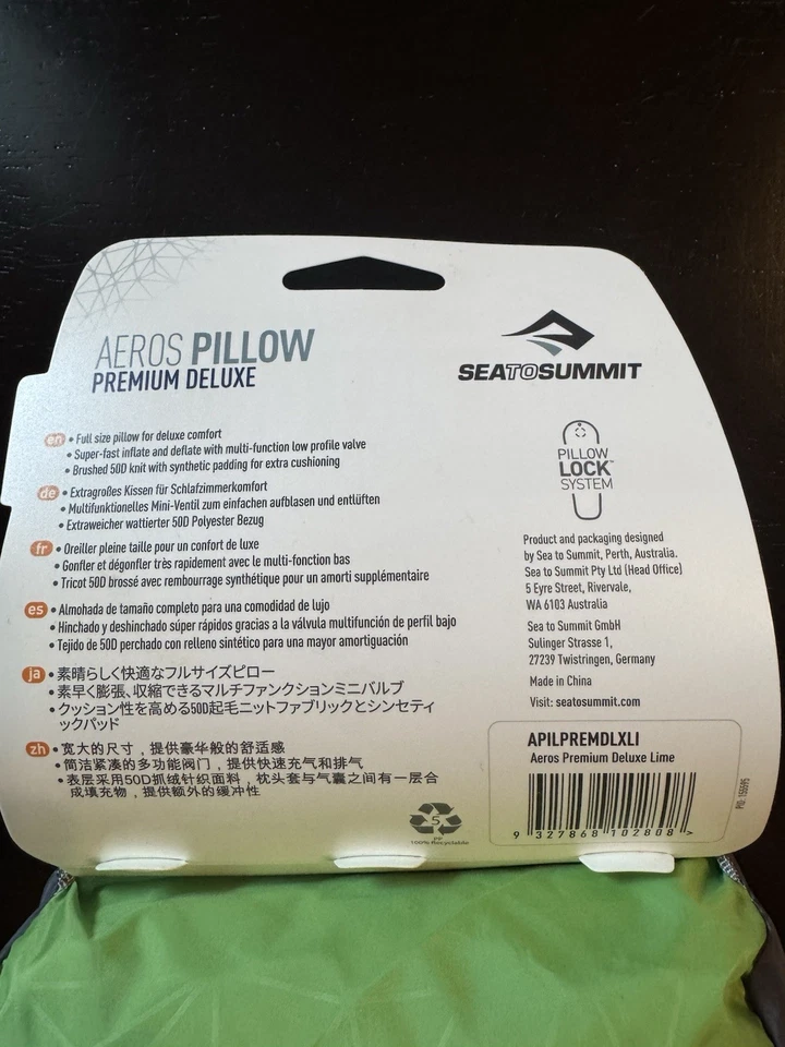 Sea to Summit Aeros Deluxe премиум подушка новый в упаковке - Изображение 4 из 4