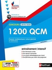 1 200 QCM pour réussir lécrit et loral concours 2019-2... | Buch | Zustand gut