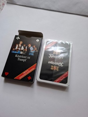 Skat Spielkarten, Köstritz, älteres Spiel, 32 Blatt, Karten unbespielt, OVP