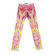 Roberto Cavalli Vintage Rose Floral logo prin...