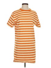 Uniqlo U Women Orange Casual Dress XS