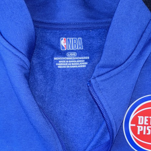 NBA Apparel Detroit Pistons Full Zip Jacket Large NWT MSRP $65 - Picture 4 of 6
