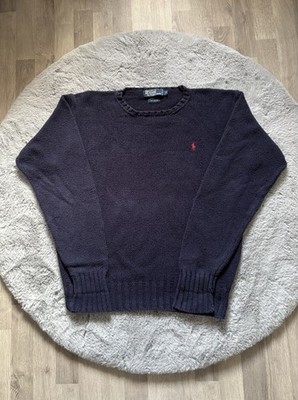 Ralph Lauren Dunkelblauer Sweater In Größe Gr. S