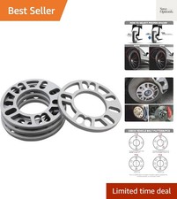 4pc Universal Wheel Spacers 38 Inch - Ideal For 4 5 Lug Rims 98mm To 130mm