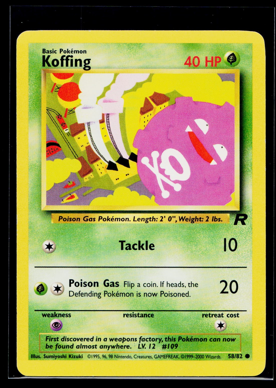 Koffing Unlimited 58/82 Team Rocket Common LP
