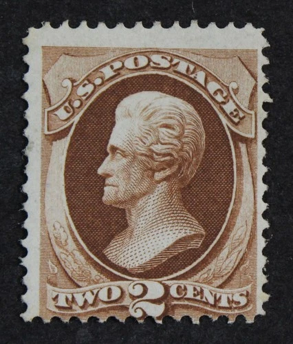 CKStamps: US Stamps Collection Scott#146 2c Jackson Unused Regum Signed