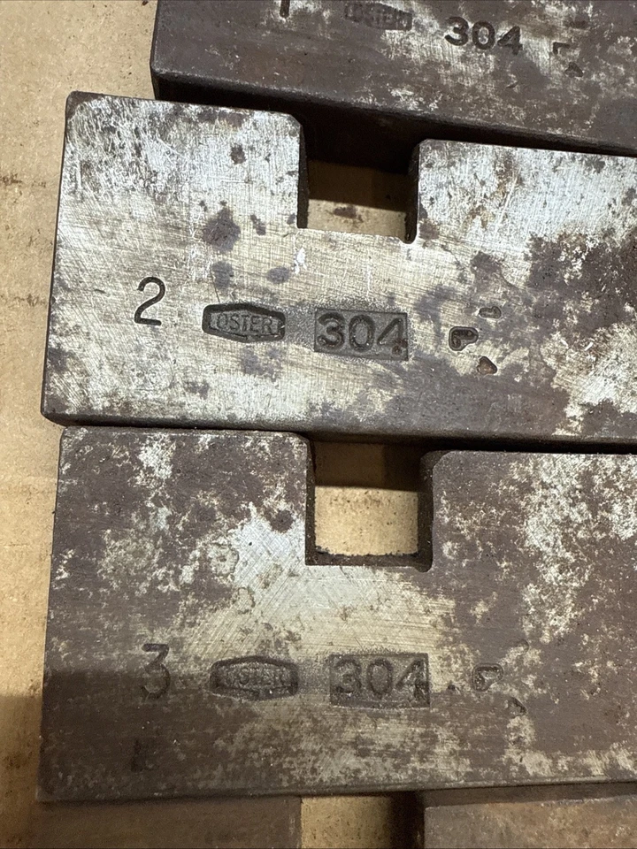 Oster 304  1-4 Die Set #1, 2, 3,4 ; 3 1/2-4 + #4 Of 3 1/2-4 + #4 Of 2 1/2-3 = 9 - Image 3 of 4