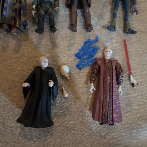 Star Wars Revenge Of The Sith 3.75 Action Figure Lot Palpatine, Mustafar, Utai - Picture 4 of 5