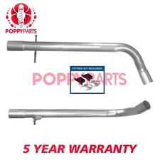Fits Golf Bora Leon Octavia A3 1.9 TDi Exhaust Pipe + Fitting Kit Centre Poppy