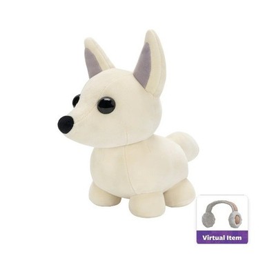 Adopt Me! Fennec Fox 8-Inch Collector Plush - with Virtual Code - New/Tag