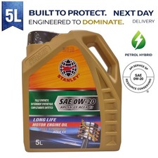 X2 5L 0W20 Fully Synthetic Engine Oil STANLEY Lubricants API C3-C12 SP APPROVED