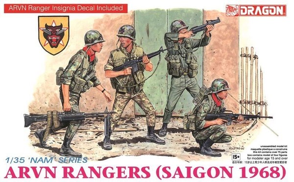 Dragon 3314 Arvn Rangers Saigon 1968 - Vietnamkrieg Figuren 1:35-image