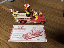 DISNEY 1926 FIRE CHEF MICKEY SEAGRAVE DIECAST METAL FIRE TRUCK NIB, COA LIMITED