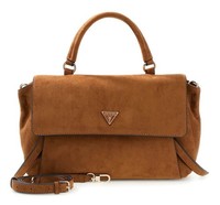 Guess Devon Top Handle Flap UmhäNgetasche Handtasche Tasche Cognac Braun Neu