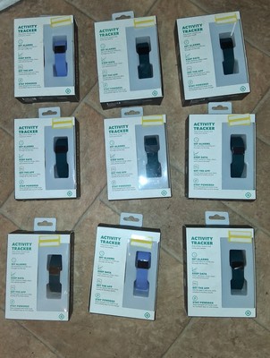 Lot of 9 GEMS Activity Tracker Set Alarm Keep Data Bluetooth iOS/Android