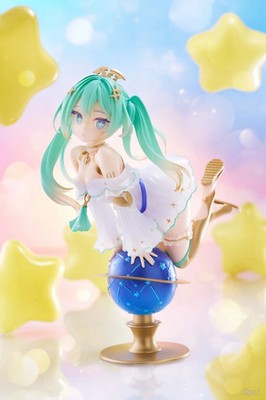  17cm Hatsune Miku Glittering Star Ver Figure PVC Anime Statue Kawaii Model Gift