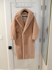 Max Mara Pink Teddy Coat - Womens - S