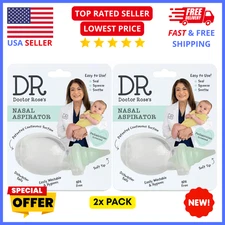 Baby Nasal Aspirator 2 Pack – Dual Suction Snot Sucker, Pediatrician Made