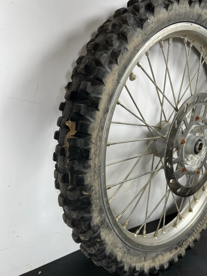 "Montaje de rueda de llanta delantera 21"" 2000-2002 Ktm 125 200 250 300 380 400 520" Foto 4 de 4