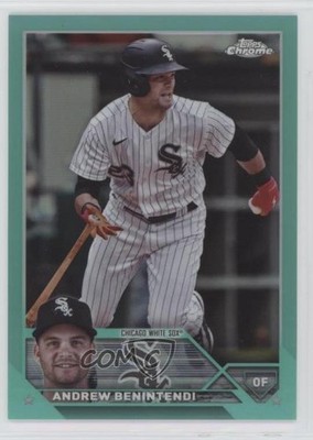 2023 Topps Chrome Update Aqua Refractor 166/199 Andrew Benintendi #USC15 0s1o