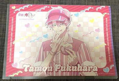 Tamon's B-Side Amo Cafe Tamon Fukuhara Original Placemat Japan Limited NEW