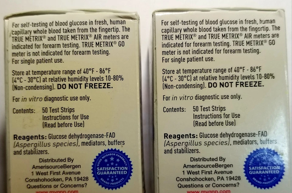 Tiras reactivas para diabéticos True Metrix caducan 10/2025 [2 cajas 50] Foto 3 de 4
