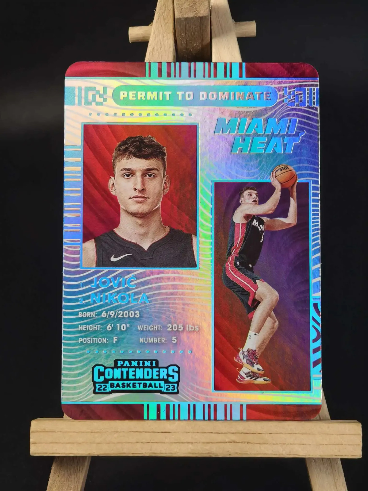 2022-23 Panini Contenders Nikola Jovic RC Rookie Permit To Dominate SSP（01）j67