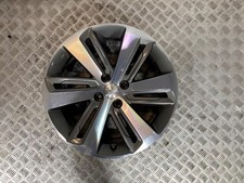 09-17 PEUGEOT 3008 18 INCH 10 SPOKE 4 STUD ALLOY WHEEL 7.5JX18CH (SCRATCHED)