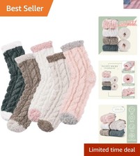 5 Pairs Ultra Cozy Fuzzy Socks for Women - Stylish Warmth for Every Occasion