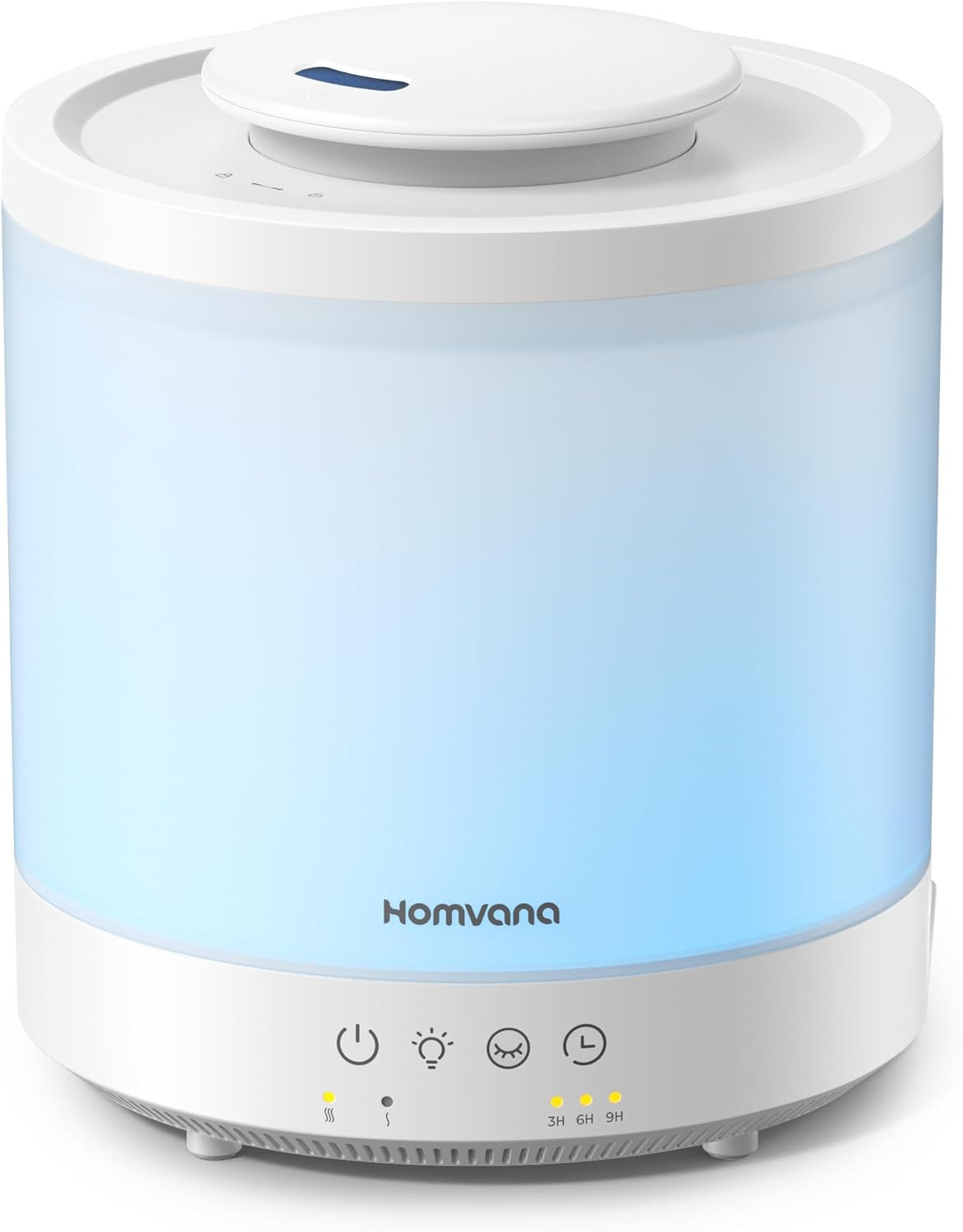 Umidificatore Ambiente, 1,5L Diffusore Oli Essenziali, Cool Mist Top-Fill Umidif