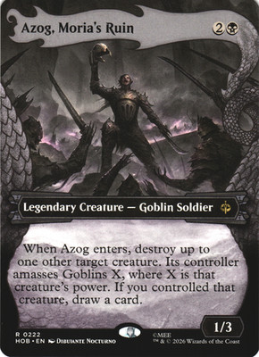 MTG | Azog, Moria's Ruin | The Hobbit | NM | EN