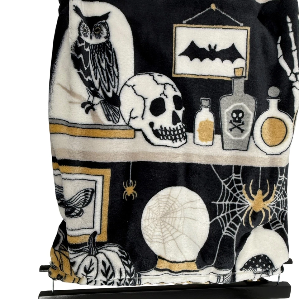 Cynthia Rowley Halloween Manta Decorativa De Gran Tamaño 60"x70" Acogedora NUEVA Foto 2 de 4