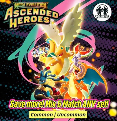 Ascended Heroes Singles ME3: Commons & Uncommons   Pick Your Card