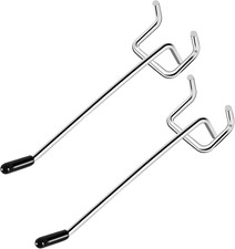 Pegboard Hooks 25Pack 4Inch Peg Board Hooks For Hanging Fit 1/8" Metal Pegboards
