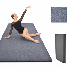 10'X5' Folding Mat Thick Foam Fitness Exercise Gymnastics Panel Gym Workout Mat
