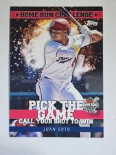 2022 Topps Series 1 Home Run Challenge Code Card Juan Soto #HRC-2 Scratched