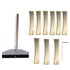 2X(Electric Guitar Repair Tool Alloy Fretboard Press Caul With Press Caul8057