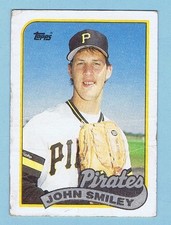 1989 Topps Baseball - John Smiley #322 - Pittsburgh Pirates