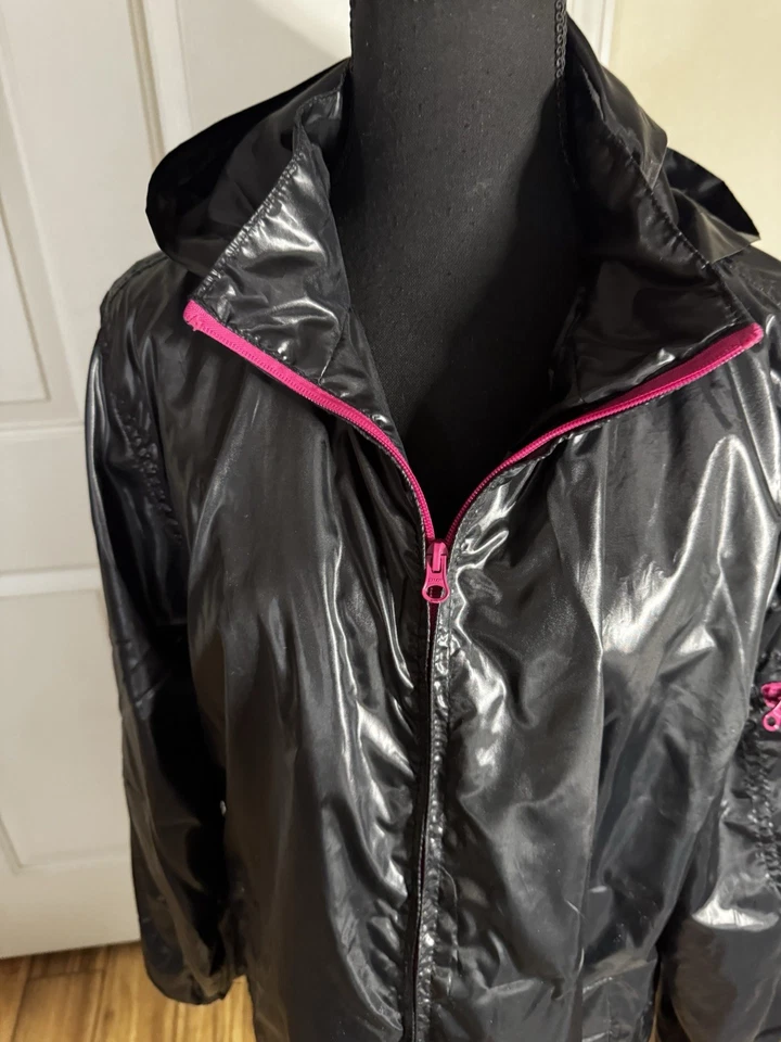 Chaqueta cortavientos para mujer Faded Glory Brand talla XL Foto 3 de 4