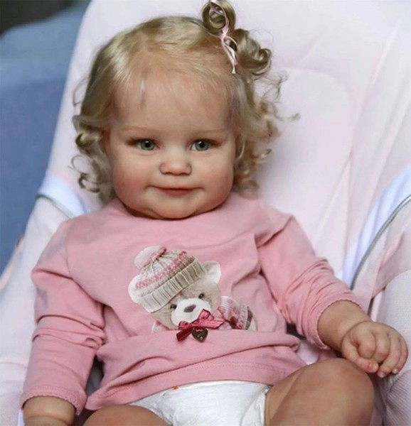 Muñeca Reborn Bebé de 20 Pulgadas Silicona Cuerpo Completo Realista Recién Nacido Ojos Marrones Regalo