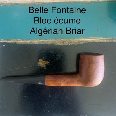 Pfeife Belle Fontaine algerischer Schaumblock Briar - Vintage - Made in France