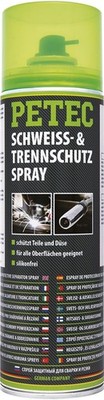 TOP Petec Trennspray 72050 Schweißschutz 500ml | Silikonfrei | Düsenschutz