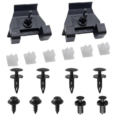 17PCS Front Bumper Fix Clips,Compatible with Toyota Corolla M8, Black 